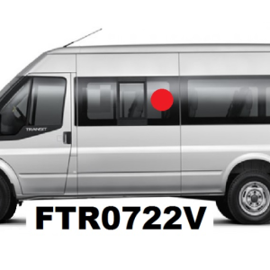 Vidro Janela Fixa Ford Transit Traseira Esquerda Vetroex