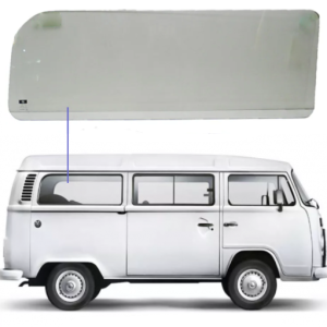 Vidro Janela Fixa Volkswagen Kombi 97/ Traseira Direita Ou Esquerda Glasstech
