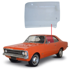 Vidro Porta Chevrolet Opala Coupe Lado Esquerdo Vetroex