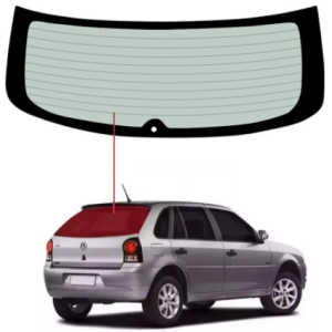 Vidro Vigia Volkswagen Gol G4 06/14 Térmico /Com Furo Pilkington