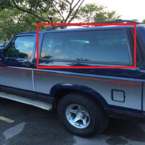 Vidro Janela Fixa Chevrolet D20/Veraneio/Bonanza 93/ Traseira Esquerda Vetroex