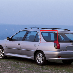 Vidro Janela Fixa Peugeot 306 SW Lado Esquerdo Sekurit