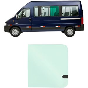 Vidro Janela Lateral Fiat Ducato 04/17 Lado Esquerdo Movel
