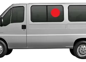 Vidro 2a Janela Fiat Ducato Teto Baixo 04/17 Lado Esquerdo