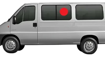 Vidro 2a Janela Fiat Ducato Teto Baixo 04/17 Lado Esquerdo