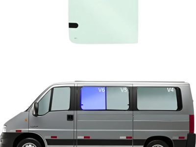Vidro 1a Janela Fiat Ducato Teto Baixo 04/17 Lado Esquerdo