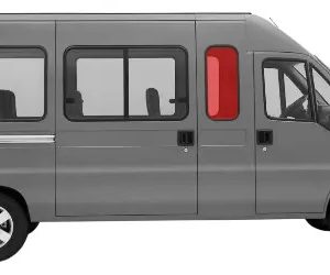 Vidro Janela Fixa Fiat Ducato Teto Alto 04/17 Lado Esq / Dir