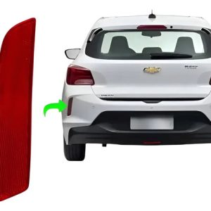 Refletor Parachoque Gm Onix 2020/2025 Lado Esquerdo Vermelho