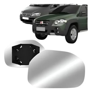Refil Espelho Palio Adventure/ Strada/ Idea Lado Dir C/ Base