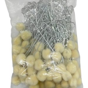 Cotonete De Aluminio Para Aplicação De Prime 100 Unidades 00