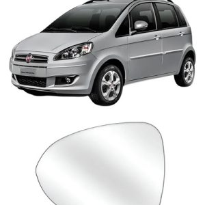 Refil Espelho Fiat Idea 11/16 Lado Esquerdo S/ Base