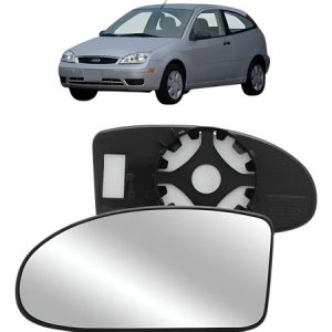 Refil Espelho Ford Focus 05/09 Lado Esquerdo C/ Base
