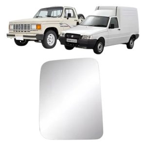 Refil Espelho Fiat Fiorinho/ D20 97/10 Lado Esquerdo S/ Base