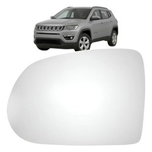 Refil Espelho Jeep Compass 12/16 Lado Esquerdo S/ Base