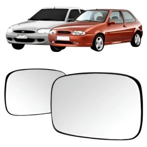 Refil Espelho Ford Fiesta Escort 96/02 Lado Esquerdo S/ Base