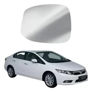 Refil Espelho Honda Civic 12/16 Lado Esquerdo S/ Base