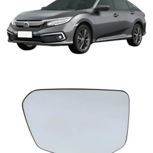 Refil Espelho Honda Civic 17/21 Lado Esquerdo S/ Base