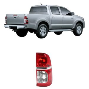 Lanterna Traseira Toyota Hilux 12/15 Lado Direito Bicolor Direito/passageiro Vermelho