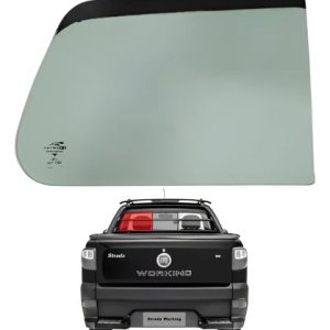 Vidro Vigia Fiat Strada Cabine Dupla 14/.. Lado Esquerdo