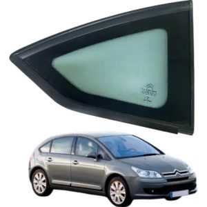 Vidro Janela Citroen C4 Hatch 09/13 Lado Direito C/ Capsula