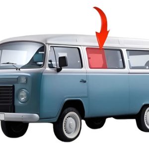Vidro Janela Vw Kombi 00/14 Lado Esquerdo / Direito Movel