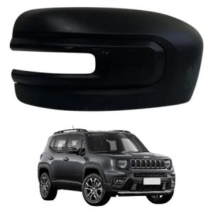 Capa Retrovisor Jeep Renegade 22/23 Lado Direito Preto