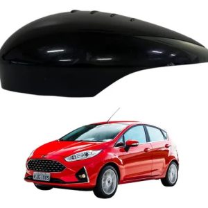 Capa Retrovisor Ford New Fista 12/19 Lado Esquerdo Preto