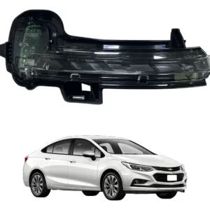 Pisca Retrovisor Chevrolet Cruze 17/19 Lado Direito Preto