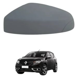 Capa Retrovisor Renault Sandero 14/24 Lado Esquerdo Branco