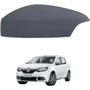 Capa Retrovisor Renault Sandero 16/21 Lado Esquerdo Cinza
