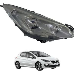 Farol Dianteiro Peugeot 308 16/18 Lado Direito Direito/passageiro