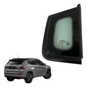 Vidro Janela Fixa Jeep Compass 17/26 Lado Direito C/borracha
