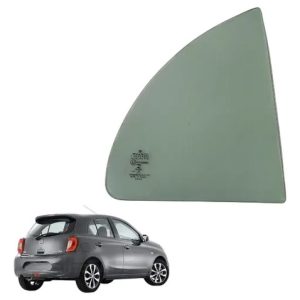 Vidro Oculos Fixo Nissan March 11/20 Traseiro Lado Direito