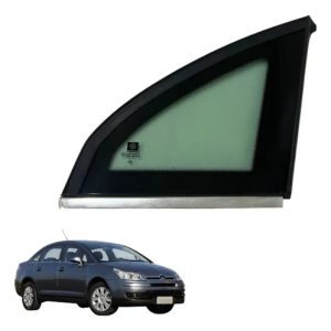 Vidro Janela Tras Citroen C4 Pallas 07/13 Direito C/ Friso