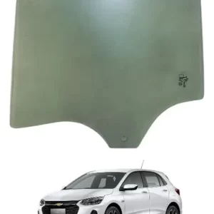Vidro Porta Traseira Gm Onix Hatch Novo 20/26 Esquerdo