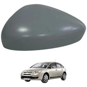 Capa Retrovisor Citroen C4 2012 Lado Esquerdo Cinza