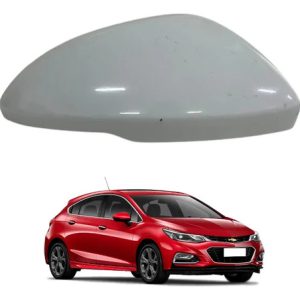 Capa Retrovisor Chevrolet Cruze 2017/2020 Lado Direito Branco