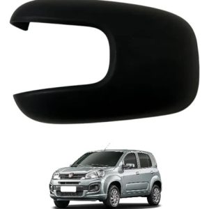 Capa Retrovisor Fiat Uno 2010/2021 Lado Esquerdo C/ Pisca Preto