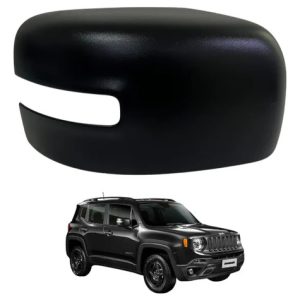 Capa Retrovisor Jeep Renegade 2015/2021 Lado Direito Preto Fosco
