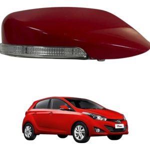 Capa Retrovisor Hyundai Hb20 2013/2019 Lado Direito C/pisca Vermelho