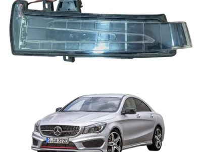 Pisca Retrovisor Mercedes Cla250 - C180 09/17 Lado Esquerdo Preto