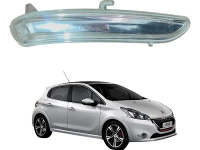 Pisca Retrovisor Peugeot 208 2014/2019 Direito Original Branco