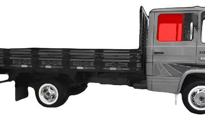 Vidro Porta Caminhão Mercedes 708 84/.. Lado Direito