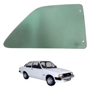 Vidro Janela Movel Gm Chevette 87/93 Direito Verde 3 Furos