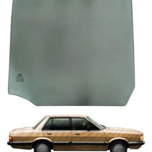 Vidro Porta Tras Ford Del Rey 4pt 81/91 Lado Direito Verde