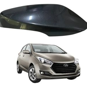 Capa Retrovisor Hyundai Hb20 2012/2019 Lado Direito Prata Brisk