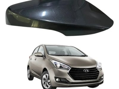 Capa Retrovisor Hyundai Hb20 2012/2019 Lado Direito Prata Brisk