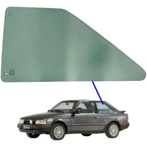 Vidro Janela Tras Movel Ford Escort 1 83/96 Esquerdo Verde