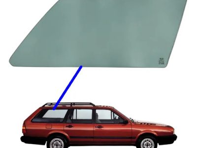 Vidro Janela Fixa Tras Vw Quantum 84/91 Direito Verde