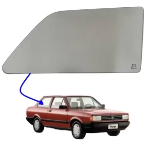 Vidro Janela Fixa Tras Vw Voyage 2pt 81/95 Direito Incolor